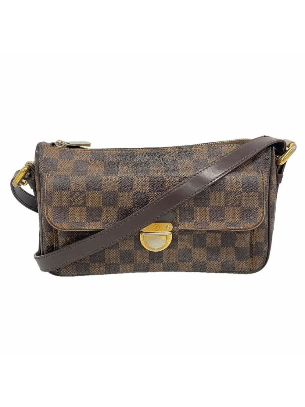 Louis Vuitton Shoulder Bag Damier Ravello GM Ebene